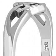 Plain Celtic Knot Ring Sterling Silver, rp128